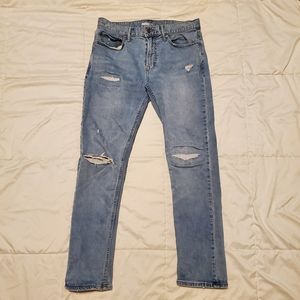 Men's Distressed Jeans